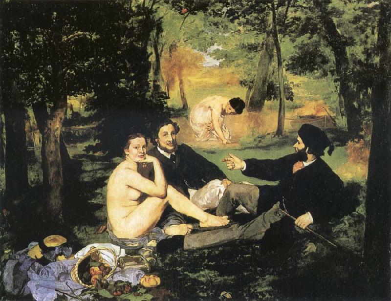 Edouard Manet Dejeuner sur l-herbe Germany oil painting art